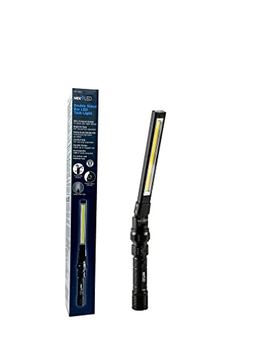 NextLED NT-7544 Double-Sided, Heavy Duty Folding LED Rechargeable Work Light, 600x2 Lumen, Slim Mechanic Light with Magnet, W/Top Light, Aluminum Body, Magnetic Flashlight for Auto Repair/Inspection - Image 1