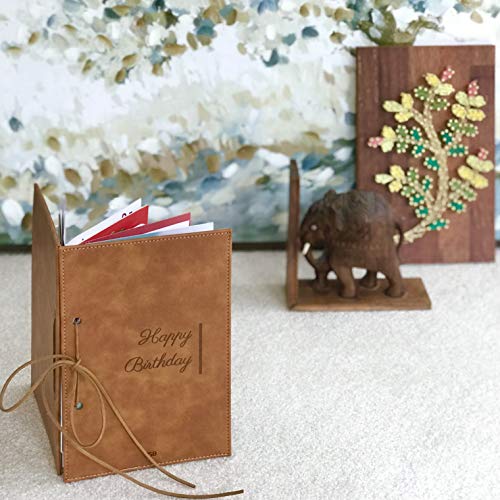 SIMPLY RSB Greeting Card Organizer Kit | Premium Vegan Leather | Transform Your Birthday Cards into a Forever Birthday Card Binder, Birthday Card Book, Birthday Card Holder and Birthday Card Keeper - Image 3