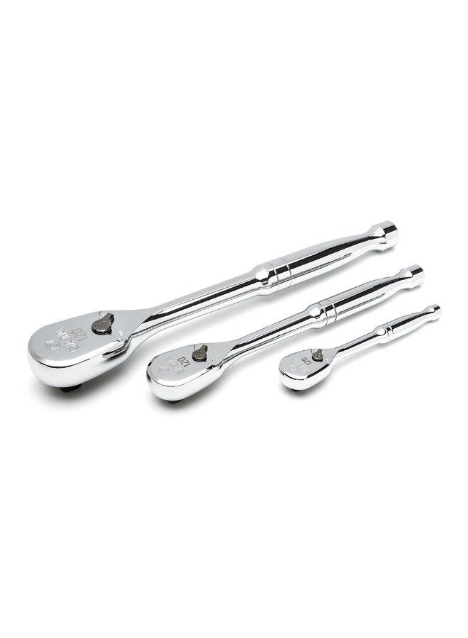 SATA ST13975 3-Piece 120XP 1/4", 3/8" and 1/2" Ratchet Set - Image 1