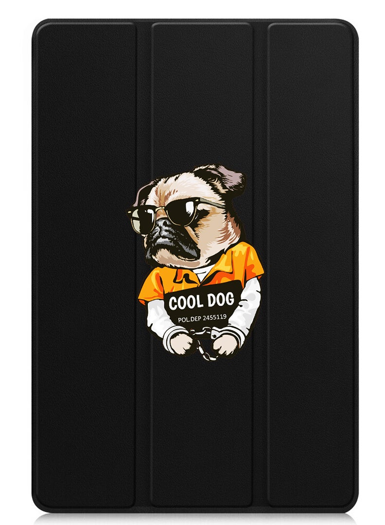 Theodor Protective Flip Case For Xiaomi Pad 7 & Xiaomi Pad 7 Pro With Trifold Stand Auto Wake Sleep Shockproof Cover - cool dog - Image 1