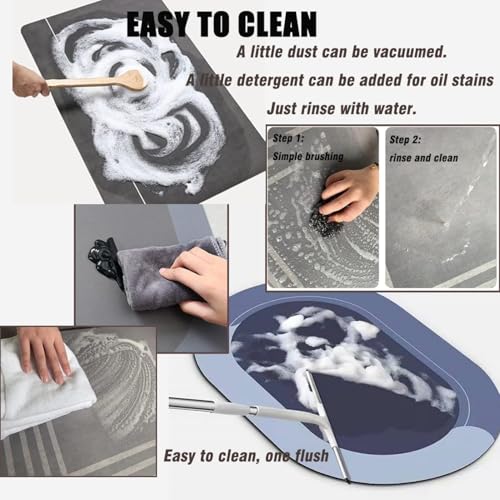 DHRUVINE 2-Piece Non-Slip Cushioned Kitchen Mats – Waterproof Standing Rugs for Floor, Sink, Home Office, Laundry (Comfort Anti-Fatigue Mat Set) - Image 5