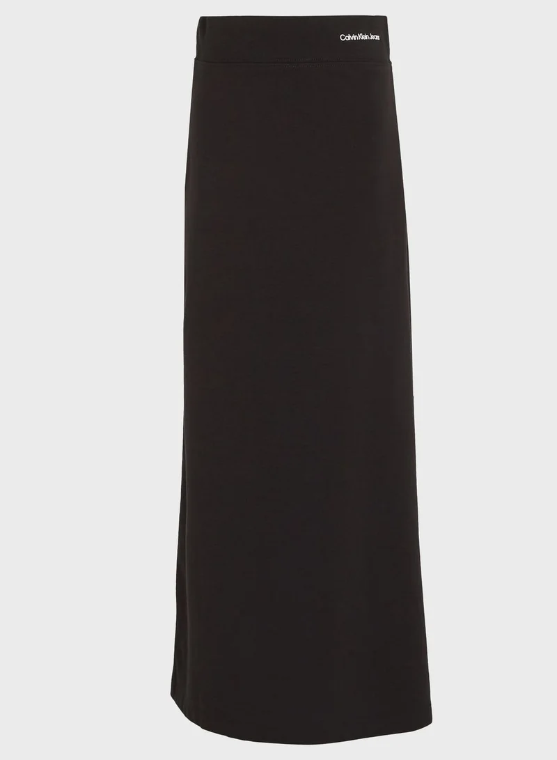 Calvin Klein Jeans Kids Minimalistic Maxi Skirt