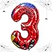 laackys 40 inch spider theme number foil balloons childrens party balloon supplies with classic numbers 1 to 9 birthday decoration suppliesnumber large balloons for spider theme parties3 - Image 3