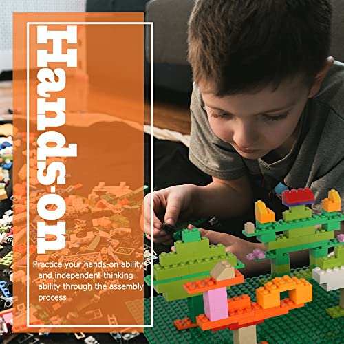 HUIZDQ 1100 Pieces Building Blocks, Compatible with All Major Brands, Classic Bulk Blocks, Includes Wheels, Door, Window, Street Lights - Image 5