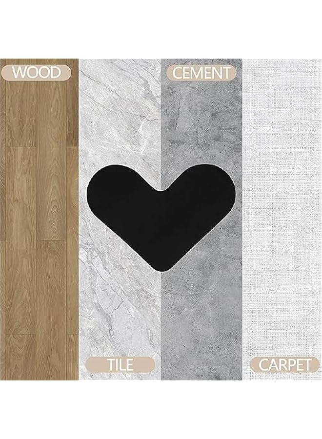 وسادة تثبيت السجاد 12 مانعة للانزلاق قابلة للغسل قابلة للإزالة شريط لاصق للسجاد للأرضيات الخشبية والأرضيات البلاط والسجاد وسادات الأرضيات الجدران سوداء - Image 2