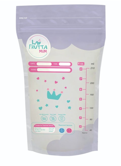 Lafrutta Milk Storage Bags 210Ml 10Pcs