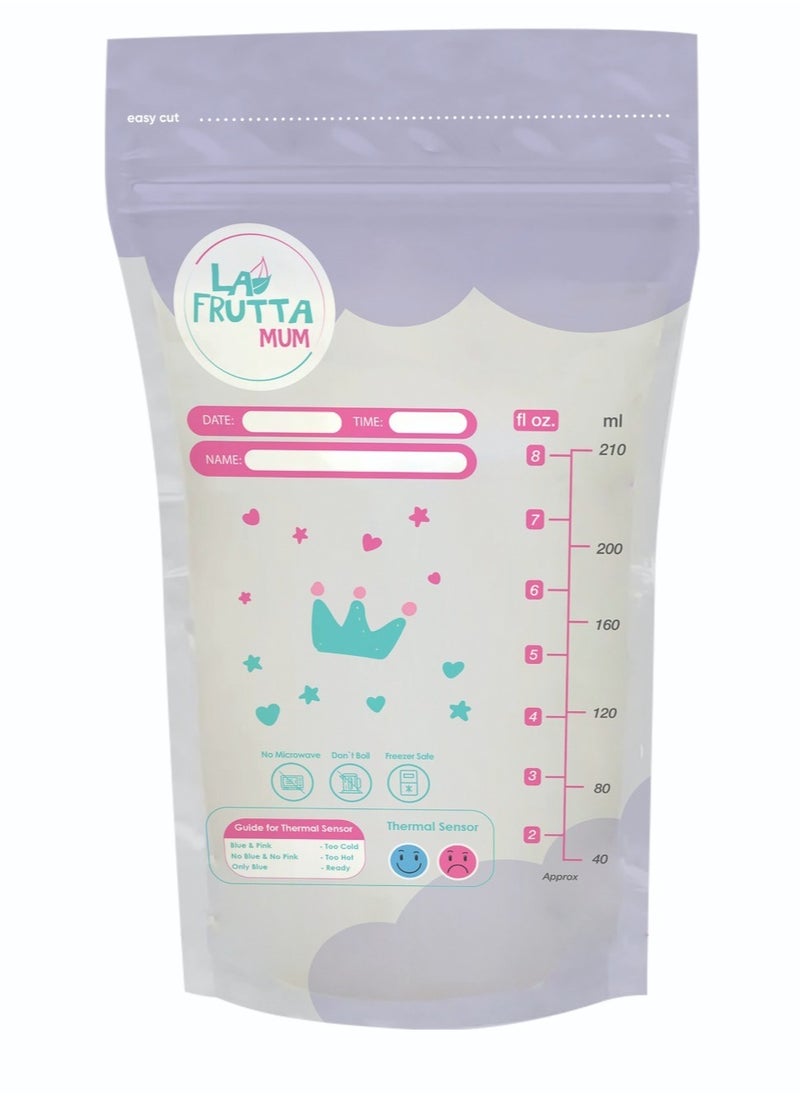 La Frutta Lafrutta Milk Storage Bags 210Ml 10Pcs  - Image 1