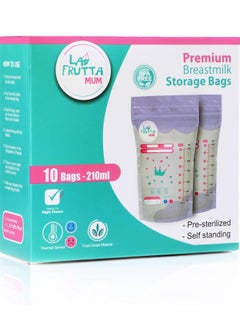 La Frutta Lafrutta Milk Storage Bags 210Ml 10Pcs  - Image 2
