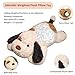 Hronsa Dog Weighted Stuffed Animal 57 lbs 255 inch Weighted Dog Plush Toy Large Dog Stuffed Animals Weighted Puppy Plush Animals Pillow Toy Gifts for Adults Kids Black - Image 4