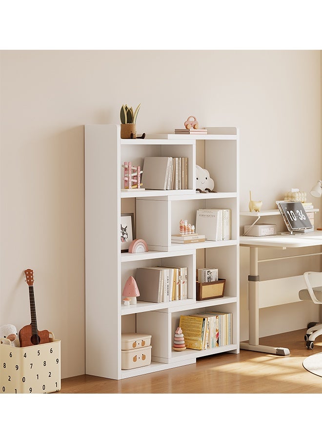 الرف الخشبي القابل للتوسع بحرية من 4 طبقات ، رف الكتب ، رف العرض المفتوح ، قابل للتعديل بحرية وسهل التجميع ، رف تخزين رف الكتب (51-95 سم) - Image 3