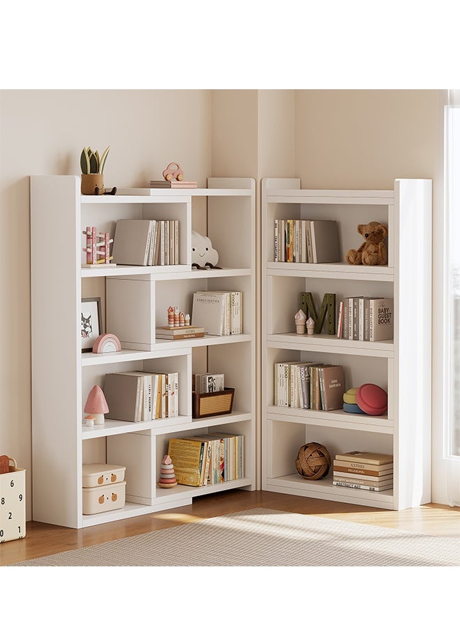 الرف الخشبي القابل للتوسع بحرية من 4 طبقات ، رف الكتب ، رف العرض المفتوح ، قابل للتعديل بحرية وسهل التجميع ، رف تخزين رف الكتب (51-95 سم) - Image 2