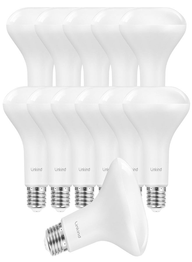 Linkind BR30 LED Flood Light Bulbs Indoor, 65W Equivalent Dimmable LED Recessed Bulbs, 10W 850 Lumens, 2700K Soft White E26 Base, Recessed Can Light Bulb for Bedroom Dining Room Bathroom, 12 Packs - Image 1