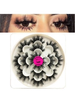 Lashes False Eyelashes 20Mm Dramatic Look Faux Mink Wispy Long Fake Eye Lashes Pack For Women Daily Makeup 7 Pairs (6D 25Mm Lashes) - pzsku/ZAC307B5E81C213DC9D01Z/45/_/1695646225/a56f28a5-74ec-42d3-b829-d93a770647c6