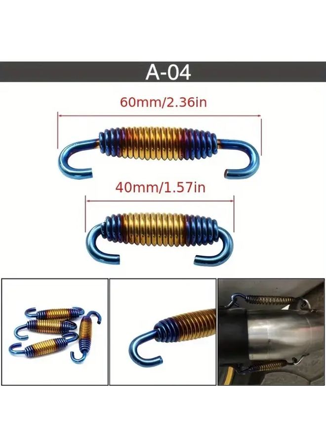 Titanium Colored Exhaust Pipe Connectors Style A 03 Stainless Steel Silencers - Image 5