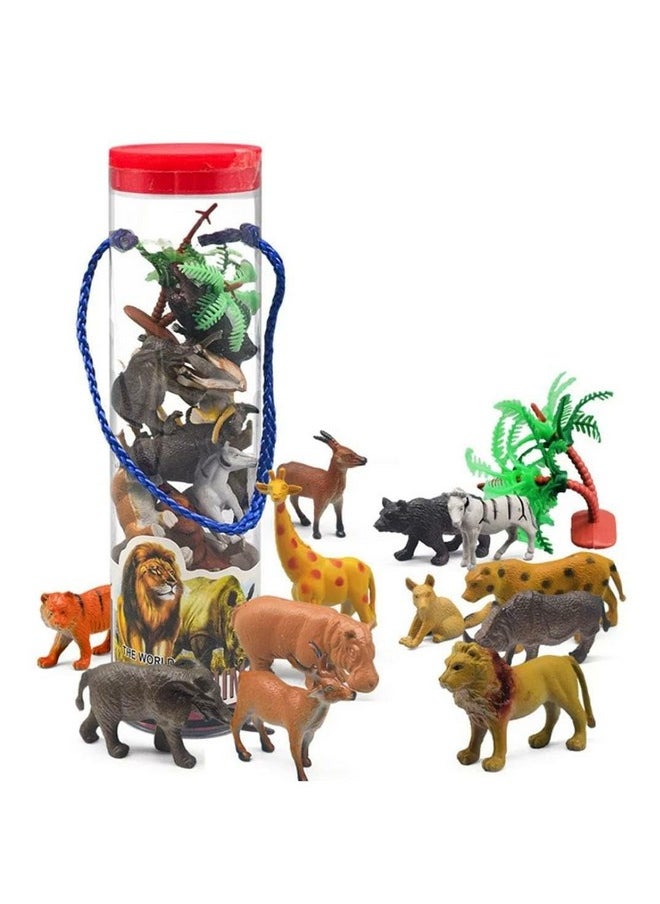TEMSON - TEMSON Realistic Animal Figure Toy - 10 Pcs Wild Animal Toy for Kids, Animal Figure Playset, Educational & Prank Toys for Kids (Wild Animal) - Image 1