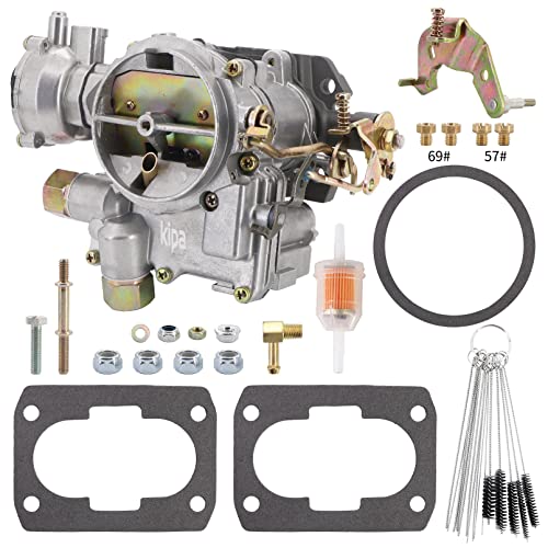 KIPA Carburetor For Mercruiser Marine 4-Cylinder 2.5L 3.0L 2 Barrel Rochester 3310-807504A1 side fuel inlet with Electric choke - Image 1