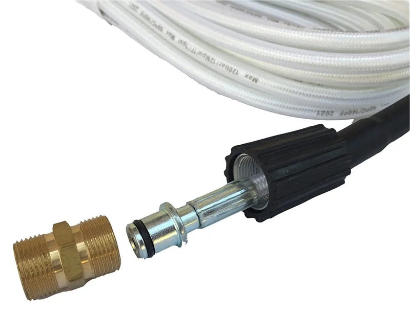 KRISHAK TOOLS Hose Pipe 8M with M22 Connector Suitable for All Pressure Washer Machine - Image 2