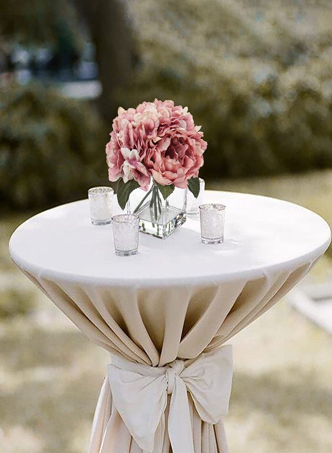 DILATATA Pink Fake Flowers with Vase Hydrangea Artificial Flowers in Vase Peony Faux Flowers in Vase Rose Silk Flowers Peonies Floral Arrangements Artificial with Vase for Home Office Table Shelf Decoration - Image 5