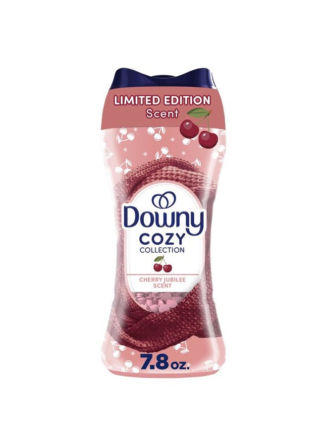 Downy Cozy Collection In-Wash Laundry Scent Booster Beads, Cherry Jubilee Scent, 7.8 oz, Limited Edition Laundry Beads - Image 1
