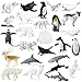 RCOMG 26pcs Arctic Animal Figurines Realistic Polar Animal Figures with Polar Bear Caribou Penguin Arctic Wolf Great for Easter Egg Gifts School Projects - Image 4