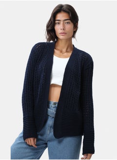 Perforated Knit Slip On Cardigan - pzsku/ZAC31042D739870DBC5FEZ/45/_/1738746528/82e4cf43-a450-4634-972e-8608d9ac31e4