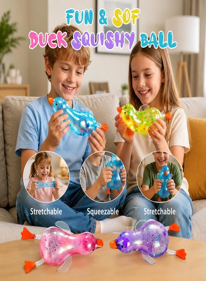PYJ3DLAMP Cute Duck Squishy Soft Relief Ball Fun Squishy Duck Relaxing Sensory Fidget Stress for Anxiety Relief and Stress Relief(Yellow) - Image 2