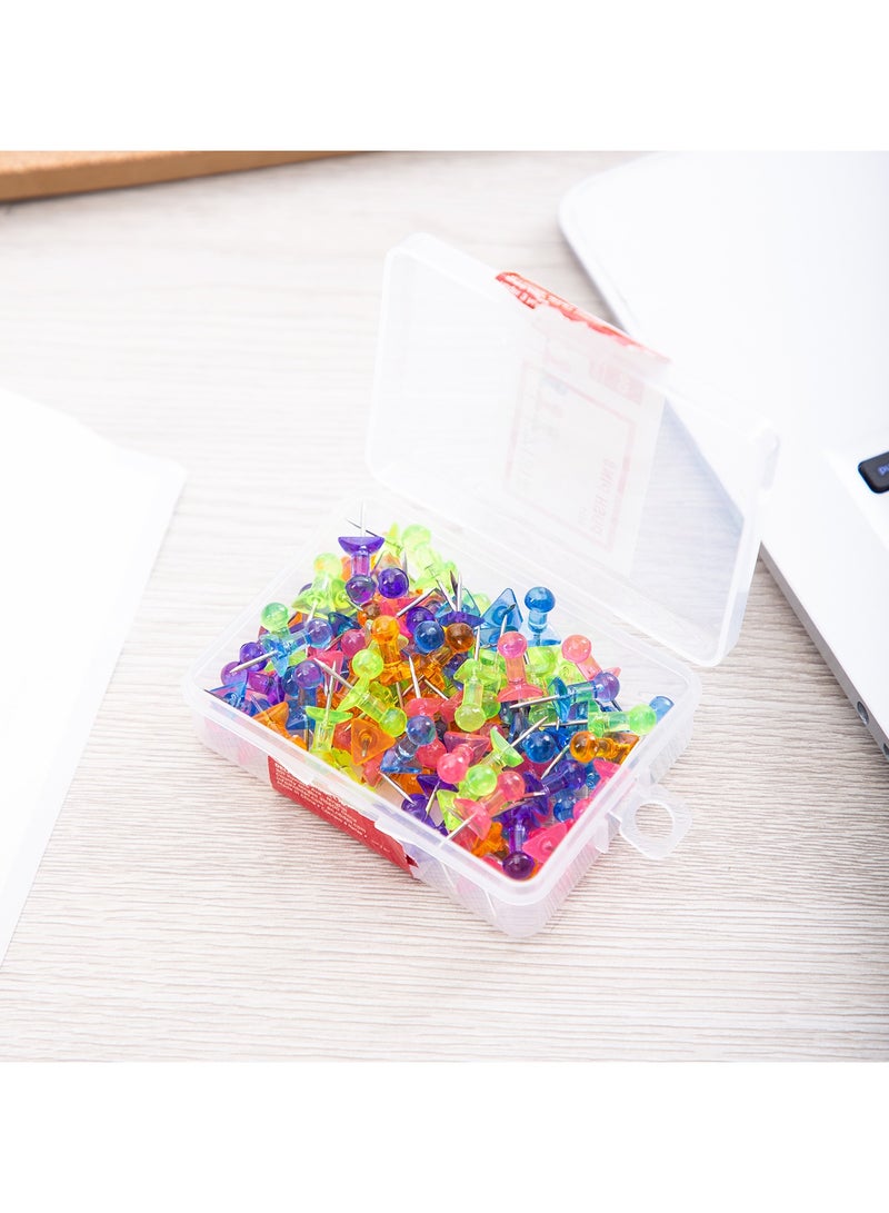 Deli E0030 Push Pins - 23mm, 1", Silver - Image 3