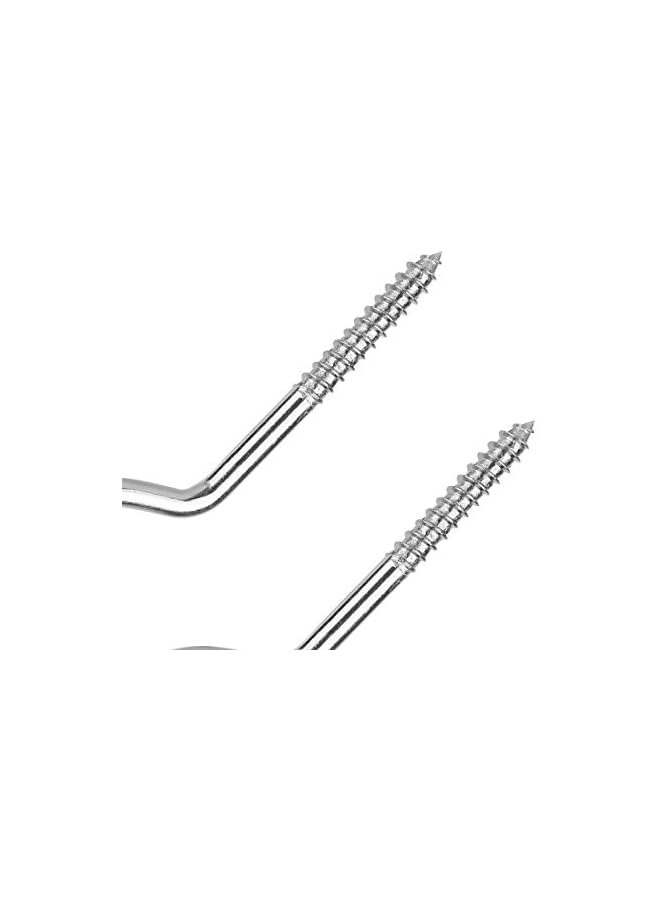 PROMASS promass Large Screw Hooks, 4 Inches Heavy Duty Ceiling Hooks for Indoor and Outdoor Hanging Plants, 10 Pieces  - Image 5