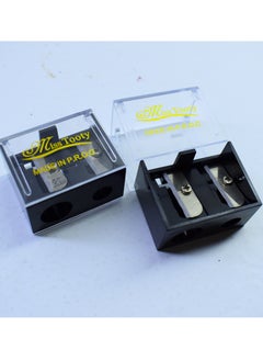 MISS TOOTY 2 Pieces Double Sharpener Black  - Image 1