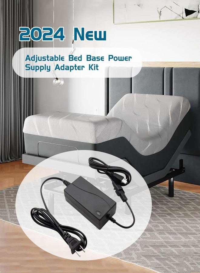 Taruimoo Adjustable Bed Base Input Power Supply,3 Piece Switching Power Supply Adapter Kit Replacement Parts,Fits For Tempurpedic,Ergo,Extend,Sealy Ease or Ease 2.0 and Serta New Generation Adjustable Bed Base - Image 2