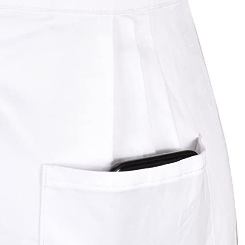 Love Potato Cotton White Lace Kitchen Waist Apron with Two Pockets Cosplay Costume - Image 3