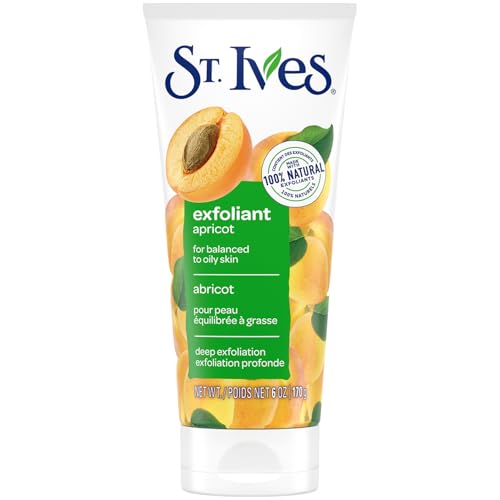 St. Ives Apricot Facial Scrub, Fresh Skin â€“ Face Exfoliant for Balanced to Oily Skin, 6 Oz Ea - Image 1