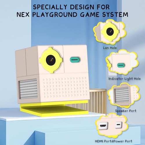 Wacanc Silicone Case Cover for Nex Playground Game System, Anti Slip, Anti Scratch, Shockproof, Off White - Image 3