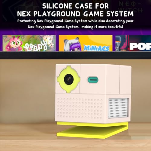 Wacanc Silicone Case Cover for Nex Playground Game System, Anti Slip, Anti Scratch, Shockproof, Off White - Image 4