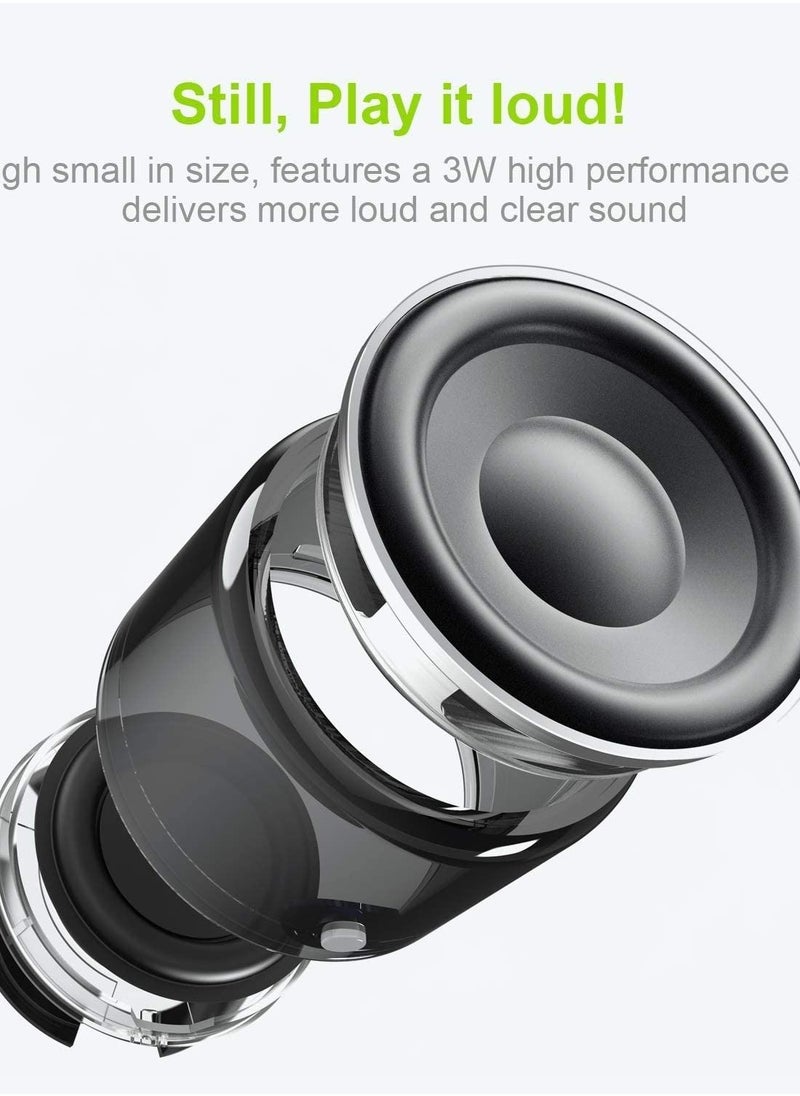 EWA - Portable Wireless Mini Speaker Bluetooth 5.0 IPX7 Waterproof With Carry Case Stereo Bass Radiator - Image 1