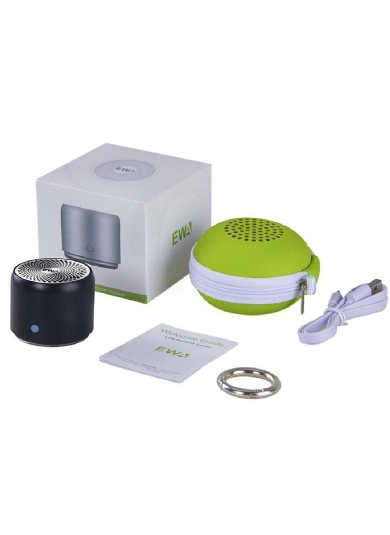 EWA - Portable Wireless Mini Speaker Bluetooth 5.0 IPX7 Waterproof With Carry Case Stereo Bass Radiator - Image 1