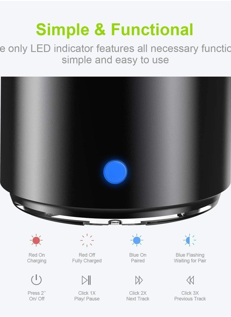 EWA - Portable Wireless Mini Speaker Bluetooth 5.0 IPX7 Waterproof With Carry Case Stereo Bass Radiator - Image 1