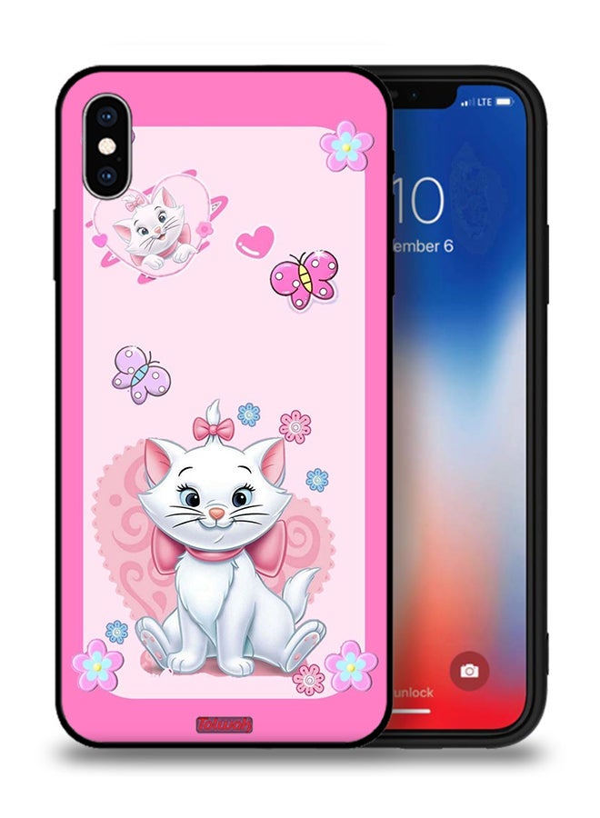 Tolwak Apple iPhone XS Protective Case Cute Lady Cat - Image 1