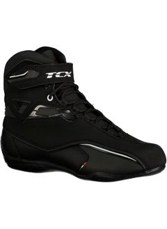 TCX Boots TCX Men's Zeta Waterproof Motorcycle Shoes, Sporty and Waterproof, Urban Shoes, Microfibre Upper, Lacing and Velcro Fastening  - Image 1
