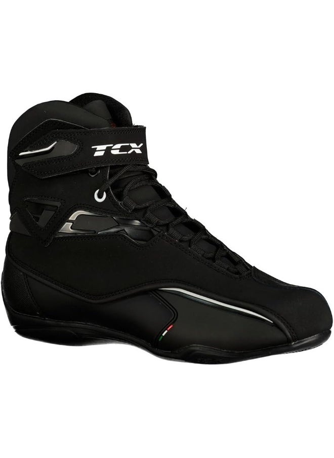TCX Boots TCX Men's Zeta Waterproof Motorcycle Shoes, Sporty and Waterproof, Urban Shoes, Microfibre Upper, Lacing and Velcro Fastening  - Image 1