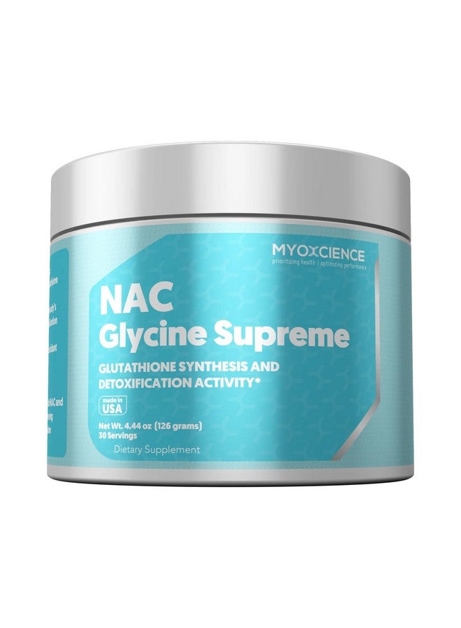MYOXCIENCE NAC Glycine Supreme | N-Acetyl-L-Cysteine, Glycine, and Taurine Combination (Natural Peach and Pineapple Flavor) (30 Servings) - Image 1