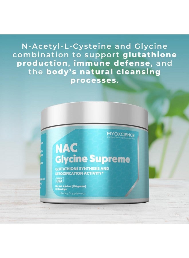 MYOXCIENCE NAC Glycine Supreme | N-Acetyl-L-Cysteine, Glycine, and Taurine Combination (Natural Peach and Pineapple Flavor) (30 Servings) - Image 3