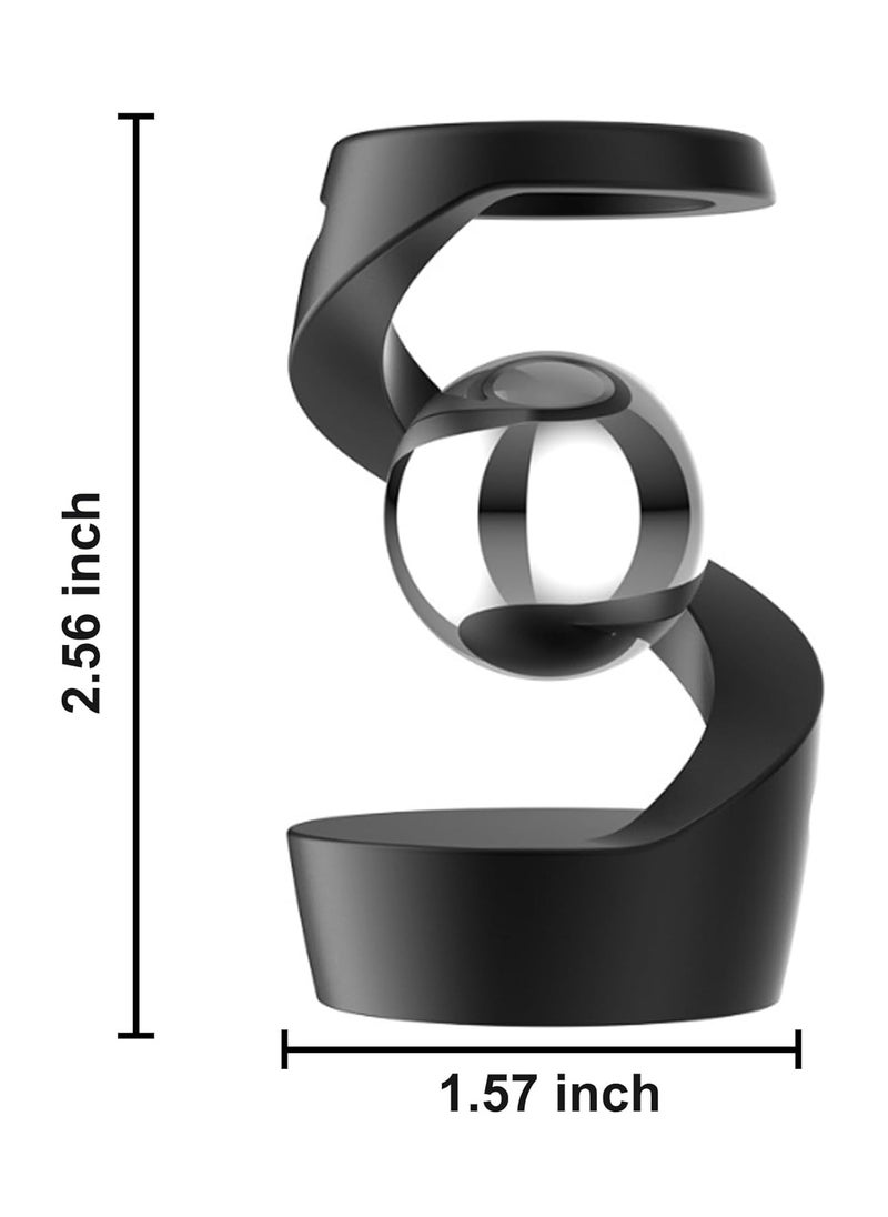 GUDOO Fidget Toys for Adults Metal Fidget Toys Desk Fidgets for Office for Adults Quite Kids Fidget Toys for Anxiety and Stress Black Silver  - Image 5