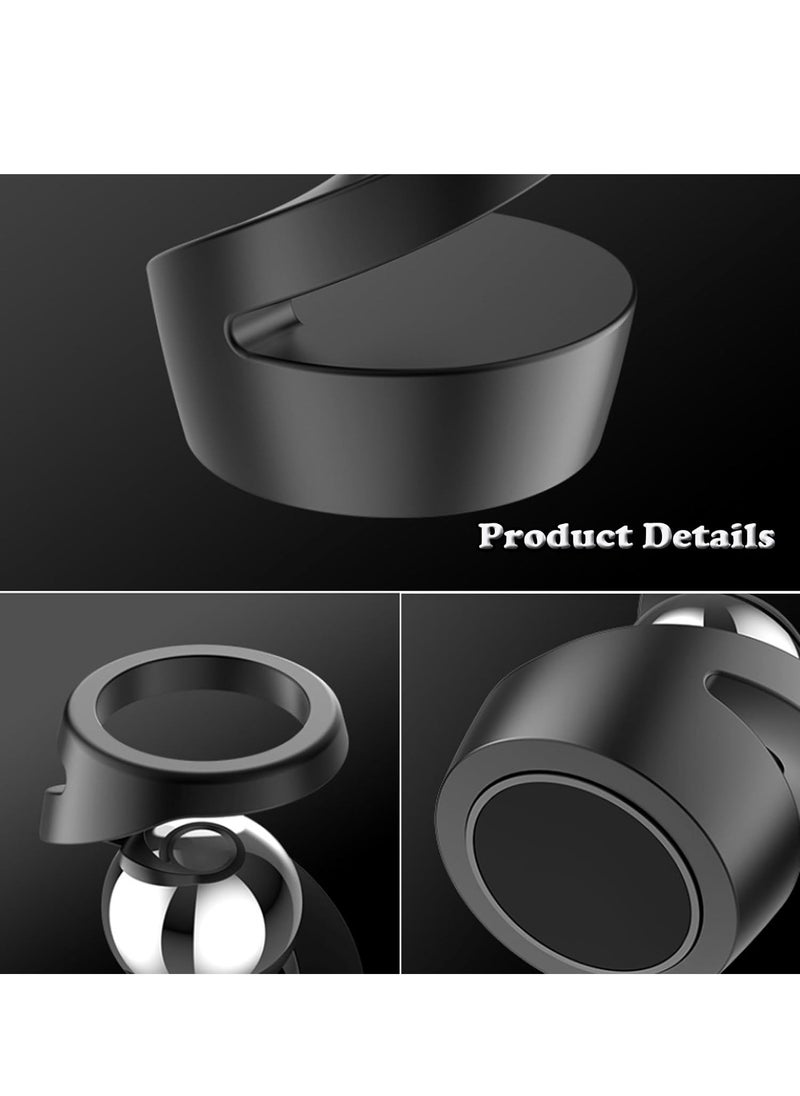 GUDOO Fidget Toys for Adults Metal Fidget Toys Desk Fidgets for Office for Adults Quite Kids Fidget Toys for Anxiety and Stress Black Silver  - Image 2