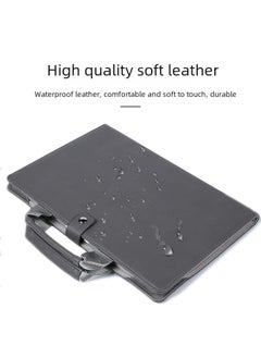 Generic Direct Supply Macbook Pro Laptop Case Protective Case Suitable For Apple Notebook Leather Computer Bag-Color:Grey-Applicable Model:16 Inch  - Image 4