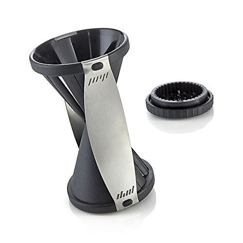 Mezon Plastic, Stainless Steel Spiral Vegetable Noodle Cutter Slicer (Multicolour) - Image 2