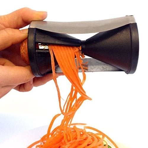 Mezon Plastic, Stainless Steel Spiral Vegetable Noodle Cutter Slicer (Multicolour) - Image 3