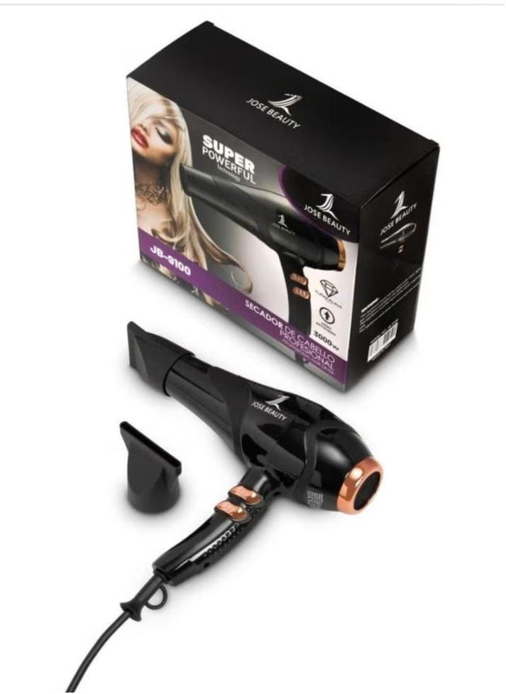 JOSE BEAUTY - Juicy Beauty Professional Hair Dryer High Temperature Hot And Cold 3000 Watts - Image 1