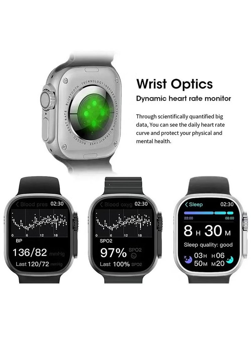 Generic - SE8 ULTRA MAX Smart Watch – 2.01" Screen, 49mm Titanium Case, Heart Rate Monitor, Wireless Charging, Waterproof - Image 1