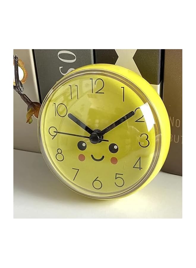 The Bros Shower Clock, Silent Non-Ticking Battery Operated, Waterproof Bathroom Clock, Small Size Cute Wall Clock with Suction Cup, Ip65 Waterproof, for Home Decoration, Kitchen, Laundry Area or Outdoor Patio - Image 2